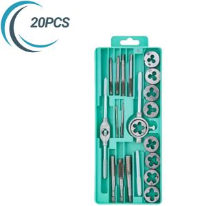 TEMU 새롭게 출시된 3가지 사이즈의 탭핑 공구 세트 (12/20/40개입). 탭, 다이, 핸드 탭, 렌치 포함, 미터법 및 나사산 모두 사용 가능.