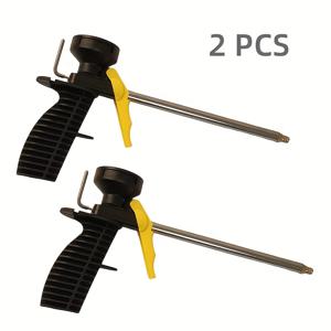 TEMU 2개입 전문가용 폼 스프레이 충전 건, 세척 용이, 폼 생성 용이, 효율적인 가정 장식에서 정밀한 실란트 적용을 위해 설계됨, 에어컨 도어 및 창문에 특화됨