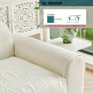 TEMU 퀼트 소파 쿠션, 싱글/2인용/3인용/4인용 소파 호환 - 헤비듀티 미끄럼 방지 디자인, 세탁 가능한 커버 & 충전재, 모던 (1개)|쇼파