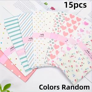 TEMU 15/25/35개 대량 자동 밀봉 봉투 - 10가지 색상 & 디자인 다양성, 매트 마감, 접착식 마감, 종이, 크리스마스, 결혼식, 발렌타인데이, 추수감사절, 생일용 - 편지, 카드, 쿠폰 다목적 사용