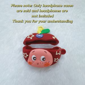 TEMU 만화 귀여운 인형 | AirPods 1/2/3/4 호환, 실리콘 충격 방지, 가벼움, 스크래치 방지,