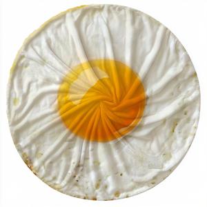 TEMU 후라이드 에그 프린트가 특징인 원형 플란넬 담요. 소파, 침대, 거실, 사무실, 의자, 카우치, 여행, 캠핑에 적합하며 사랑하는 사람들을 위한 선물로도 좋습니다.