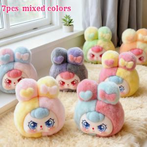 TEMU 7피스 귀여운 컬러 블록 생동감 넘치는 표정 자동차 액세서리, 자동차 대시보드, 홈 데스크탑, 책장, 베이 윈도우 장식에 완벽한 귀여운 자동차 액세서리 | 크리스마스 선물 | 자동차 장식품 | 완벽한 데스크탑 장식 | 귀여운 파티클 혼합 컬러|인테리어소품