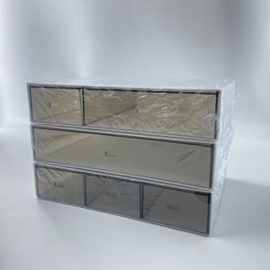 TEMU 3개 서랍 수납 상자, 옷장, 욕실, 메이크업 & 책상 용품을 위한 독립형 다층 쌓을 수 있는 정리함 - 임대, 대학생 기숙사 사용을 위한 휴대용 서랍 세트, 서랍 정리함, 책상 서랍 정리함, 옷장용 서랍 정리함