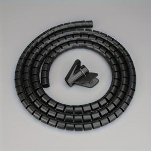 TEMU 가정용 와이어 랩핑 튜브 1롤 | 케이블 정리, 폴리에틸렌 소재