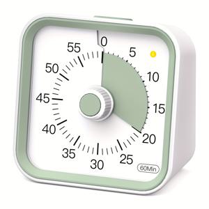 TEMU 60분 시각 타이머 (정지 기능 포함, 성인용) | 교육, 교실, 학습, 업무, 주방 시간 관리 도구, 학습을 위해 특별히 디자인, 미니멀한 외관, 휴대하기 편리한 컴팩트한 사이즈, 플라스틱, AAA 배터리 작동|타이머