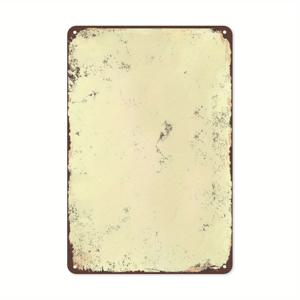 TEMU 1개 빈티지 빈 알루미늄 금속 사인 - 방수 및 날씨에 강한 벽판, DIY 아트용, 칠할 수 있는/칠판 표면 - 집, 펍, 카페, 크리스마스 & 할로윈 장식용 (벽걸이형)