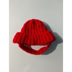 TEMU 반려동물 후드/모자, 통기성과 피부 친화적인 고양이와 강아지용 머리 커버, 겨울철 보온 귀노출 디자인, 미끄럼 방지 안정적 착용감