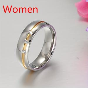 TEMU 패션 커플링 유니크 스테인리스 스틸 반지 완벽한 매력의 약속의 반지 깜짝 선물 결혼식, 약혼, 인조 보석, 생일 파티 반지