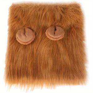 TEMU 하늘색 사자 머리 코스튬, 중대형견용, 할로윈 파티에 완벽