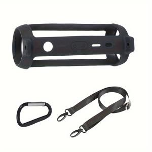 TEMU JBL Flip 6 무선 스피커 케이스 - 슬링 스트랩이 있는 소프트 보호 커버, 충격 방지 및 스크래치 방지, JBL Flip 6용 휴대용 스피커 케이스 (여행, 수영장, 비)