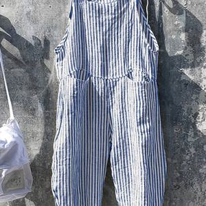 TEMU 플러스 사이즈 - 여성용 끈이 달린 캐주얼 다용도 민소매 점프수트