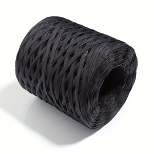 TEMU 1 롤, 200m 라피트 종이 로프, 짠 선물 꽃다발 포장, 의류 및 모자 액세서리, DIY 쥬얼리 제작 용품, 전원 필요 없음, 날씨 저항성, LINGSAI 브랜드