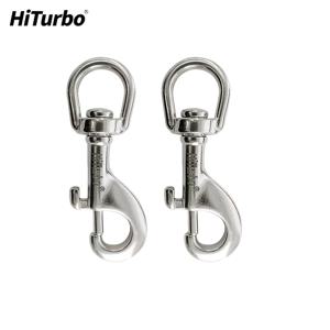 TEMU 하이터보 스테인리스 스틸 다이빙 스위블 볼트 스냅 후크 클립, 회전식 빠른 분리, 견고하고 휴대용, 다이빙, 수영, 해변에 완벽