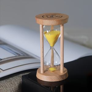 TEMU 3분 모래시계 타이머, 5분 나무 모래시계 타이머, 칫솔 타이머, 주방 도구, 사무실 및 학교 장식