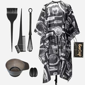 TEMU 염색 브러시, 그릇, 어플리케이터 등이 포함된 7피스 전문 헤어 컬러링 키트 - 모든 헤어 타입을 위한 살롱 품질 도구, 헤어 컬러링 용품