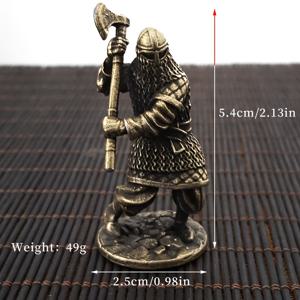 TEMU 어머니의 날, 아버지의 날, 발렌타인데이, 추수감사절, 졸업 시즌 창조적 선물 레트로 합금 전쟁 도끼 군인 모델 피규어 보드 게임 체스 조각 쇼군 금속 장식