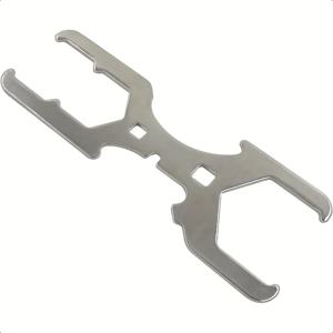 TEMU HAUTMEC 3-Way 배관 싱크대 필터 렌치 - 내구성 좋은 플라스틱, 1-3인치 너트 어댑터, 배수 유지 관리를 위한 인체공학적 핸들이 있는 다기능 배관 도구 | 인체공학적 핸들 | 내구성 좋은 플라스틱