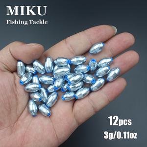 TEMU 12팩 대회용 에그 싱커 얼리 액세스 에디션, 고탄소강 + 플라스틱 코어 이중 구조, 텍사스 릴 정밀 웨이트, 급류 방지 가벼운 디자인, 대회 낚시꾼을 위한 최고의 선택