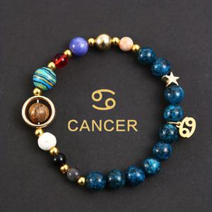 TEMU 8개의 행성과 12개의 별자리가 특징인 갤럭시 테마 팔찌 세트. 커플을 위한 발렌타인데이 선물로 완벽합니다.