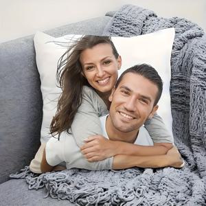 TEMU 맞춤형 베개 커버가 있는 맞춤 사진 베개, 짧은 플러시 소재, 단면 인쇄, 사진 및 텍스트 DIY 디자인 특징, 반려동물, 애호가 및 가족 사진에 적합