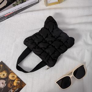 TEMU 가을/겨울 가방, 패딩 체크 케이스, 여행용 휴대폰 파우치, 립스틱 및 아이섀도우 카드 정리함|립스틱