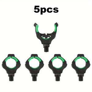 TEMU 1개/2개/3개/4개/5개 녹색 자석 낚시대 홀더, 유럽 스타일 낚시 액세서리, 모든 홀더에 적합