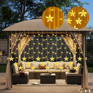 TEMU USB 전원 LED 조명 1개 (160 LED), 실내외 겸용, 크리스마스, 결혼식, 파티 및 축제 장식에 적합 - 정원, 파티오 및 호텔에 따뜻한 빛을 발산합니다 (배터리 미포함)