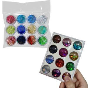 TEMU 12색 무지개 빛깔 홀로그래픽 네일 글리터 - 육각형 레이저 스파클, 컬러풀 쉬머 효과, 손발 장식, 텍스처 디자인, 네일 강화, 페디큐어 장식, 매니큐어 액세서리, 무지개 빛깔 글리터, 텍스처 네일, 오래 지속되는 스파클, 글리터 파우더, 스파클 네일 아트, 장식용 네일 플레이크, DIY 매니큐어 애호가, 네일