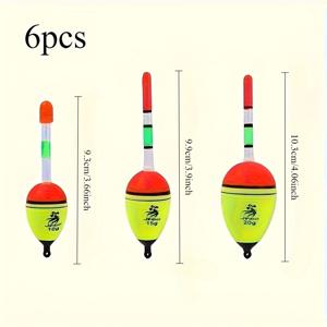 TEMU 6개입, 플러그인 발광 스틱, 바다 낚시, 바위 낚시, 바다 폴 드리프트, 웨이브 드리프트, 앵커 피쉬, 폼 드리프트, 빅 벨리 드리프트