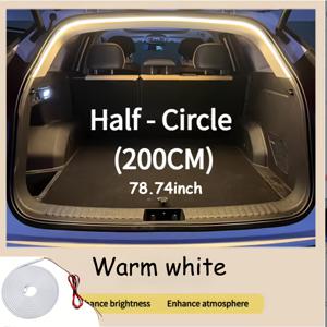 TEMU 200cm 범용 자동차 LED 네온 라이트 스트립, 다양한 차량에 적합, 화이트/웜화이트/아이스블루/블루레드/핑크, 고휘도 환경 스트립, 최신 모델, 차량, 자동차 센싱 라이트 스트립