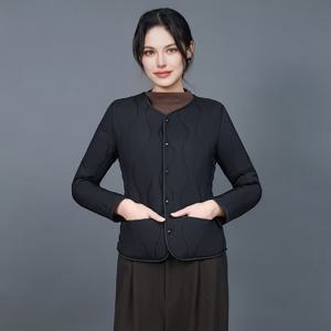 TEMU 엄마를 위한 신상 가을/겨울 여성용 패딩 코트 - 안감 두꺼운 숏 웜 재킷, 중장년 및 노년 여성용, 슬림핏