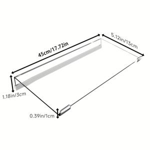 TEMU 1개 아크릴 키보드 스탠드 - 컴팩트 데스크탑 리저, 키보드 및 미니 PC용, 내구성 있는 플라스틱, 충전 불필요, 혼합 색상, 공간 절약형 디자인, 현대적인 작업 공간에 이상적, 키보드 스탠드 | 스타일리시 키보드 스탠드 | 내구성 있는 플라스틱 스탠드, 키보드 트레이