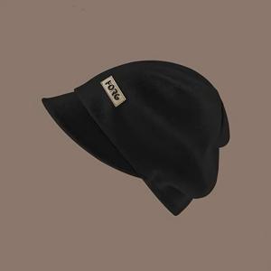 TEMU 여성을 위한 가볍고 가을/겨울에 적합한 비니 1개 - 챙이 있는 부드러운 스타일, 털감이 있는 세련되고 캐주얼한 디자인으로 귀와 머리를 따뜻하게 유지, 탄성 있고 바람에 강함 - 할로윈 선물로 좋습니다.