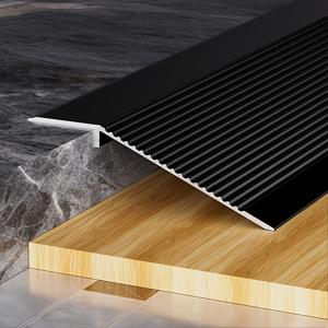 TEMU 36인치 알루미늄 경사로, 휠체어용 접근성 전환 스트립 - 블랙 (1.6인치 이하의 높이에 적합)