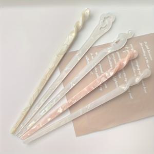 TEMU 한푸 헤어스타일링용 중국 스타일 고급 샌달우드 태슬 머리핀 5개 세트