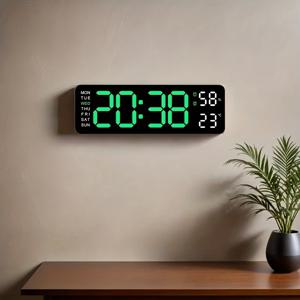 TEMU 1개 5가지 시나리오에서 사용 가능한 알람시계. 게스트룸, 서재, 침실. 온도 및 습도 표시. 정확한 시간. 두 개의 알람시계. 다양한 공간에 배치 가능. 크리스마스 및 발렌타인데이 선물로 적합