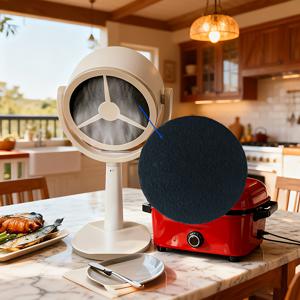 TEMU 13개 세트 라운드 블랙 필터, 150x150x3mm, 휴대용 레인지 후드용, 쉬운 설치