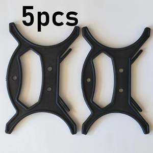 TEMU 플라스틱 코드 정리기 5개 세트 - 다목적 로프 정리기, 크리스마스, 할로윈, 연장코드용, 구슬 보관대, 이벤트 장식 필수품, 장식용 보관함, 플라스틱 제작, 코드 정리기