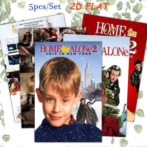 TEMU 5개 홈 얼론 영화 포스터 세트 - 케빈 맥콜리스터 & 마브 상품 - 홈 얼론 2: 뉴욕에서 사라진 사람들, 홈 얼론 3 - 캔버스 벽걸이 액자 - 빈티지 크리스마스 장식, 홈 얼론 파티 장식 - 거실, 침실용