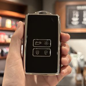 TEMU 르노 캡처, 콜레오스, 카자르, 아르카나, 메간, 다치아 더스터, 산데로, 스텝웨이 및 스마트 리모컨 키 커버 - 자동차 키 케이스