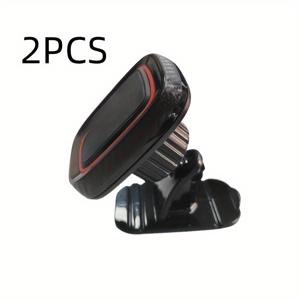 TEMU 알루미늄 합금 자동차 전화 마운트, 방수 자성 접이식 대시보드 홀더, 차량용 범용 회전 다기능 내비게이션 스탠드