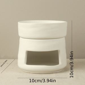 TEMU 모던 세라믹 아로마 오일 버너, 유럽 스타일 세라믹 디퓨저, 우아한 홈 데코, 축제 장식, 선물용으로 완벽.