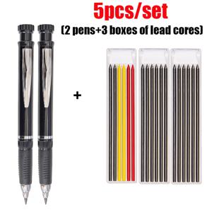 TEMU 혁신적인 고품질 2.8mm 목공 연필 5개 세트입니다. 건축 디자인을 만들고 깊은 구멍을 표시하는 목공 엔지니어에게 이상적이며 글로벌 마켓에서 매우 인기 있습니다.