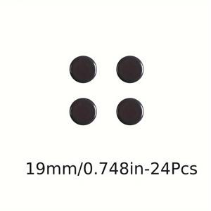 TEMU 24개 자체 접착 가구 슬라이더, 원형 이동 패드, 조리대 및 바닥을 위한 이상적인 보호대