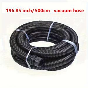 TEMU 157.4인치 벽 샌더용 유연한 비닐 진공 호스 - 전원 불필요, 먼지백 액세서리 포함, 길이 400cm, 블랙