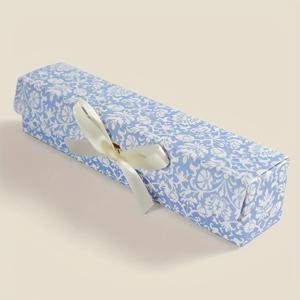 TEMU 10개 직사각형 리본, 검은색과 흰색, 초콜릿 박스, A라인 스타일, 한국 버전, 단일 컴파트먼트 긴 웨딩 캔디 박스 선물 포장