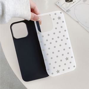 TEMU 폰 케이스: 스타 도트 리듬 패턴, 새로운 도파민 젤리 2-in-1 아이폰 시리즈 케이스 – 아이폰 16/15/14/13/12/11/X/8/7/6 호환 풀 커버리지 대형 홀 디자인