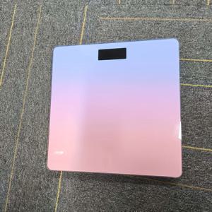 TEMU 1개 고정밀 체중 측정기, 온도 표시 기능이 있는 욕실 체중계, 디지털 디스플레이 체중 측정기, 욕실 체중계, 배터리 작동식, 배터리 미포함, - 빛나는 LCD, 둥근 디자인, 400파운드 용량, AAA 배터리 전원