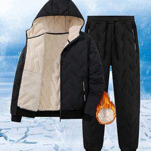 TEMU 남성용 캐주얼 스포츠 겨울 세트